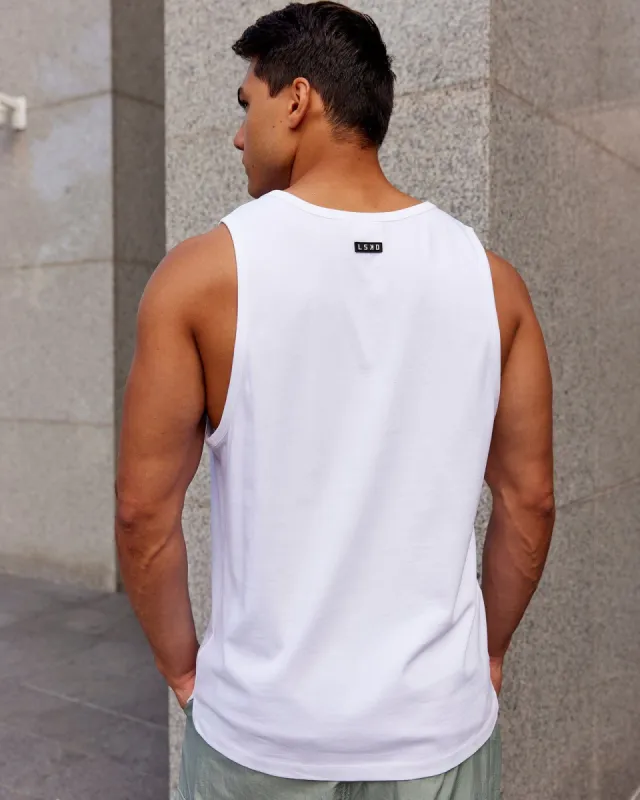 Classic Heavyweight Tank - White sold by LSKD
