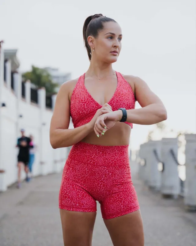 Fusion X-Short Tights - Pink Vitality made by LSKD