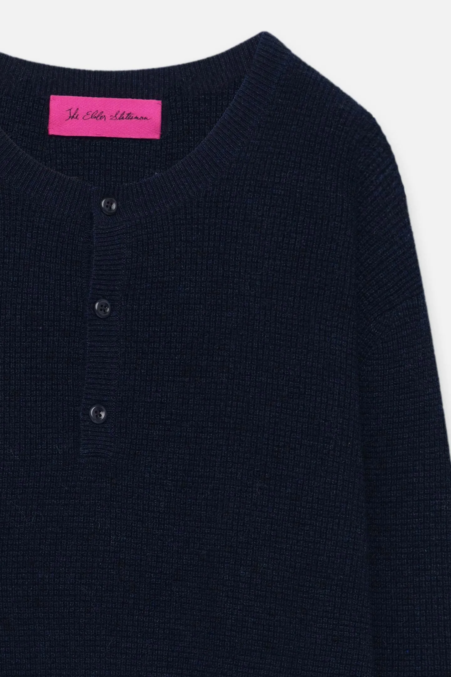 Waffle Thermal Henley sold by The Elder Statesman product image thumbnail 2