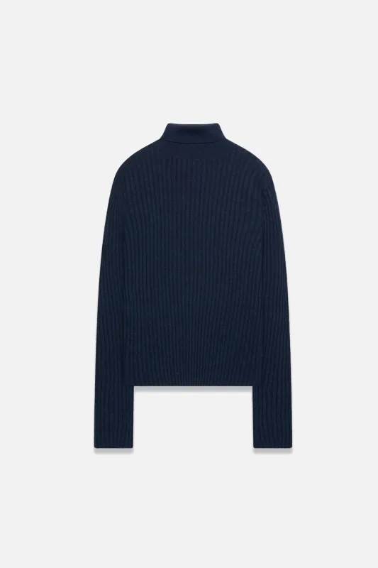 Rib Knit Women's Turtleneck made by The Elder Statesman