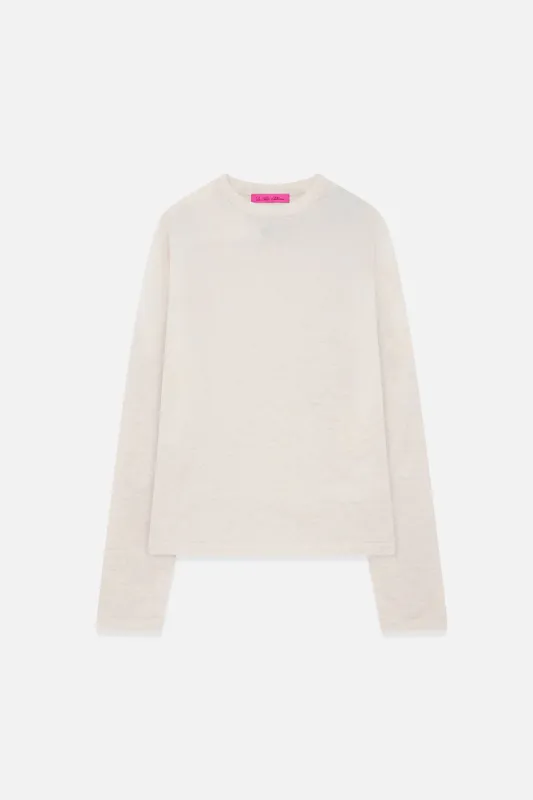 Jersey Knit Women's Long Sleeve Top made by The Elder Statesman