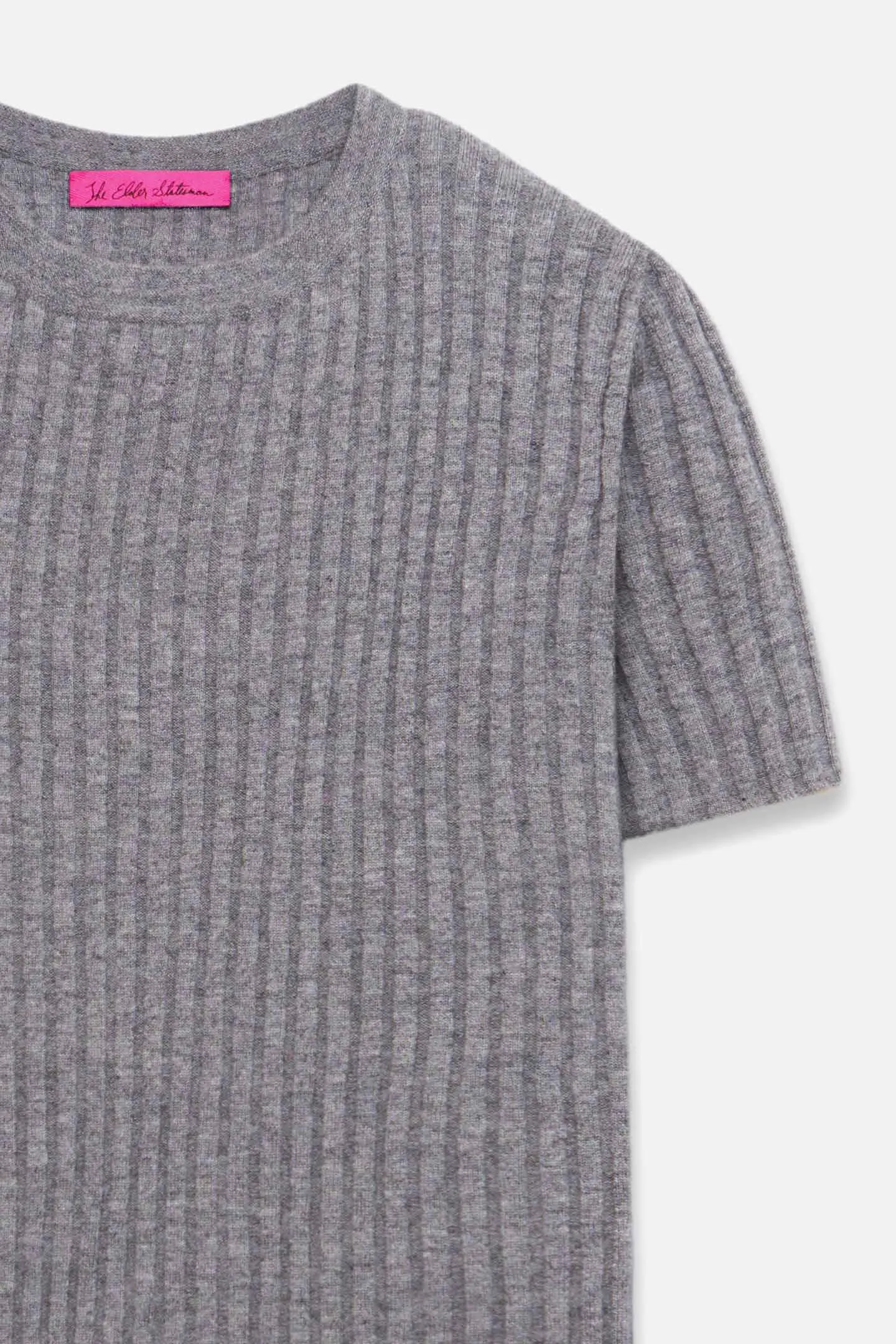 Ellie Rib Knit Tee sold by The Elder Statesman product image thumbnail 4