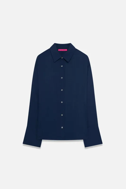 Cashmina Boxy Shirt made by The Elder Statesman