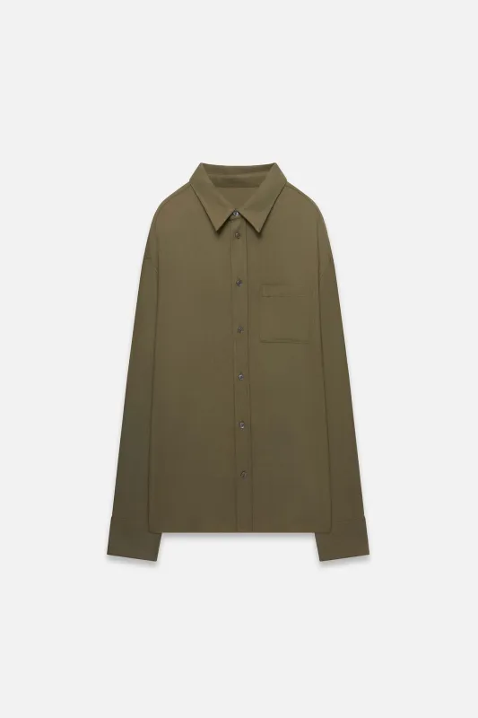 Cashmina Pocket Shirt made by The Elder Statesman
