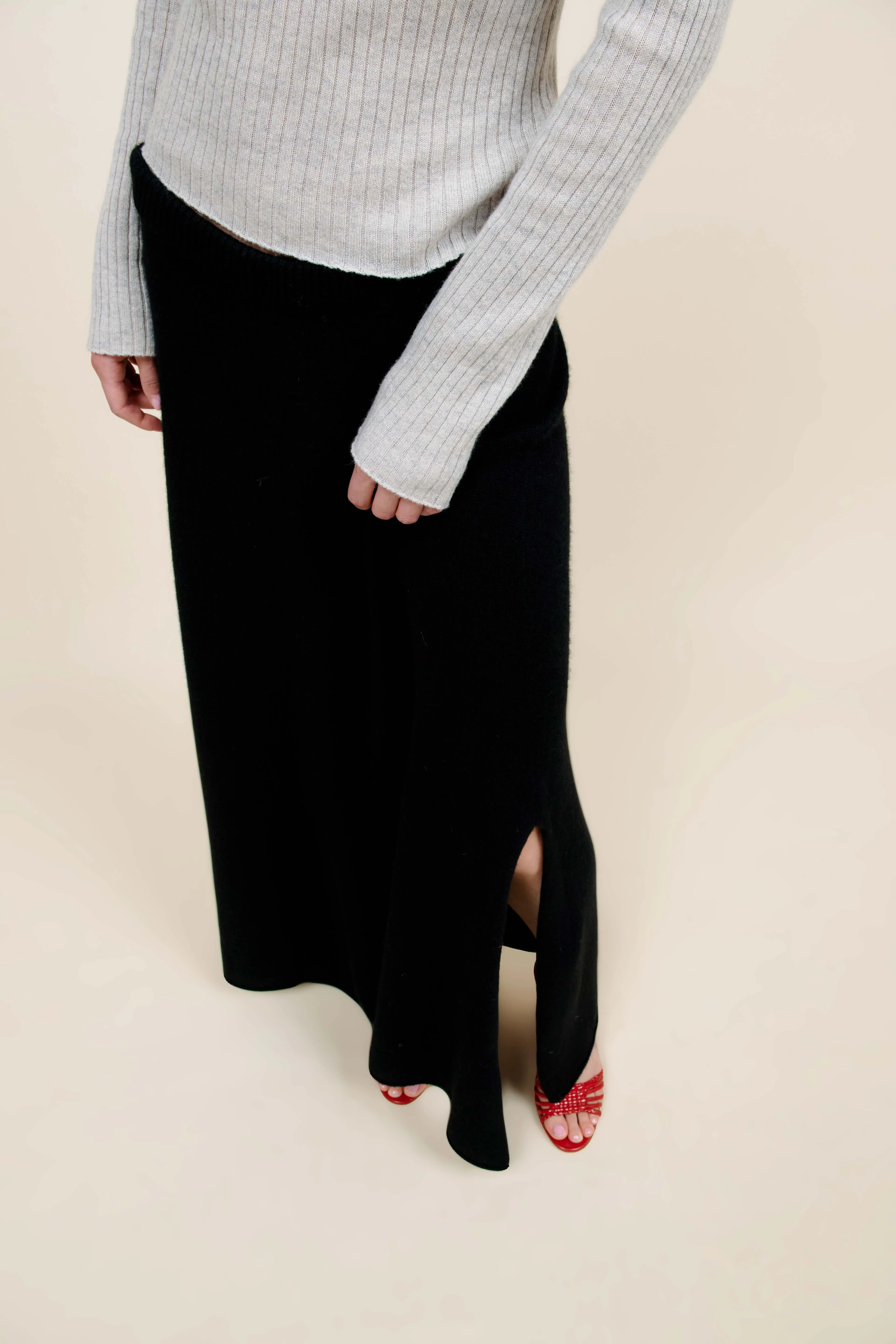 Side Slit Skirt sold by The Elder Statesman product image thumbnail 4