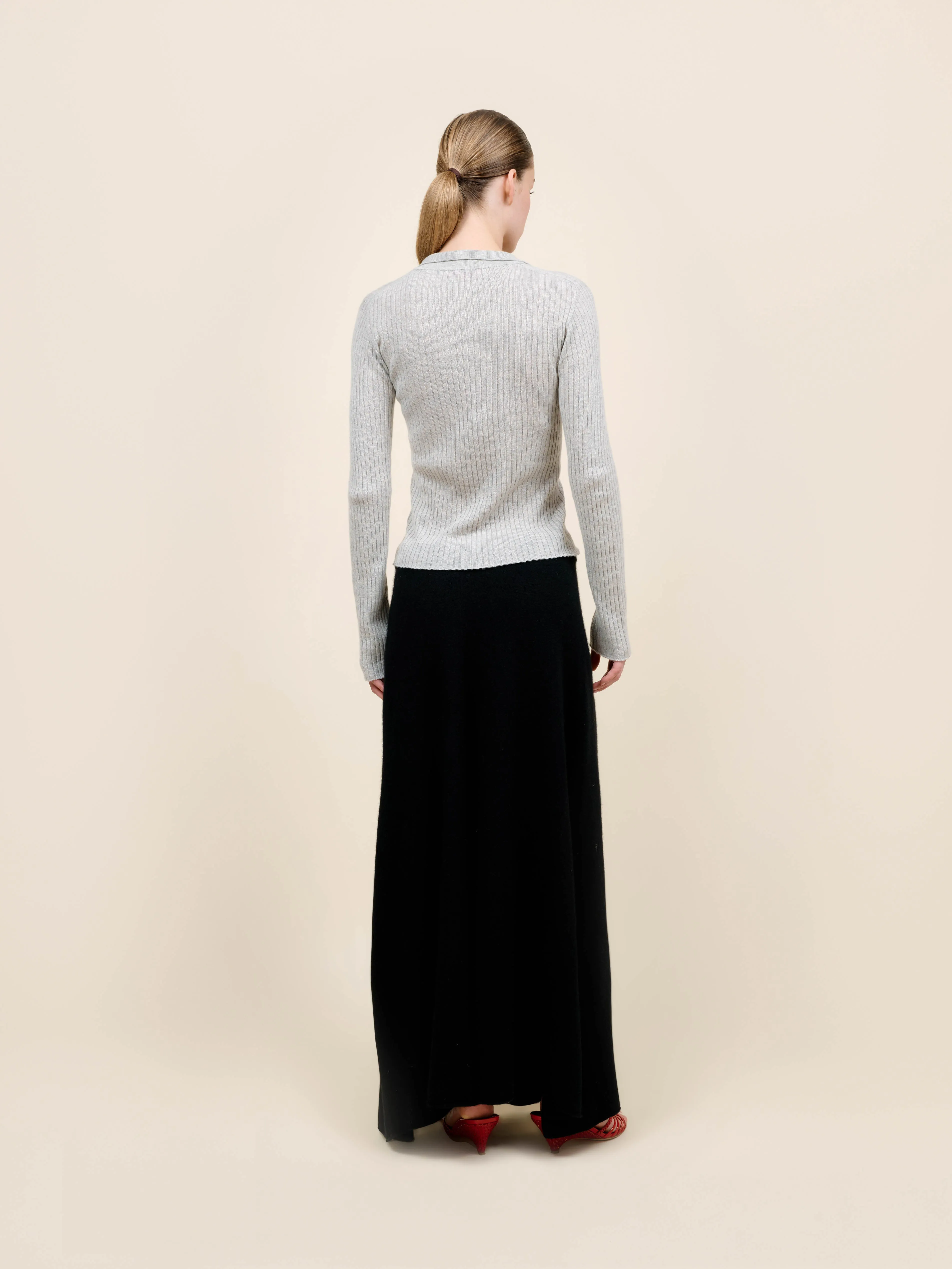 Side Slit Skirt sold by The Elder Statesman product image thumbnail 3
