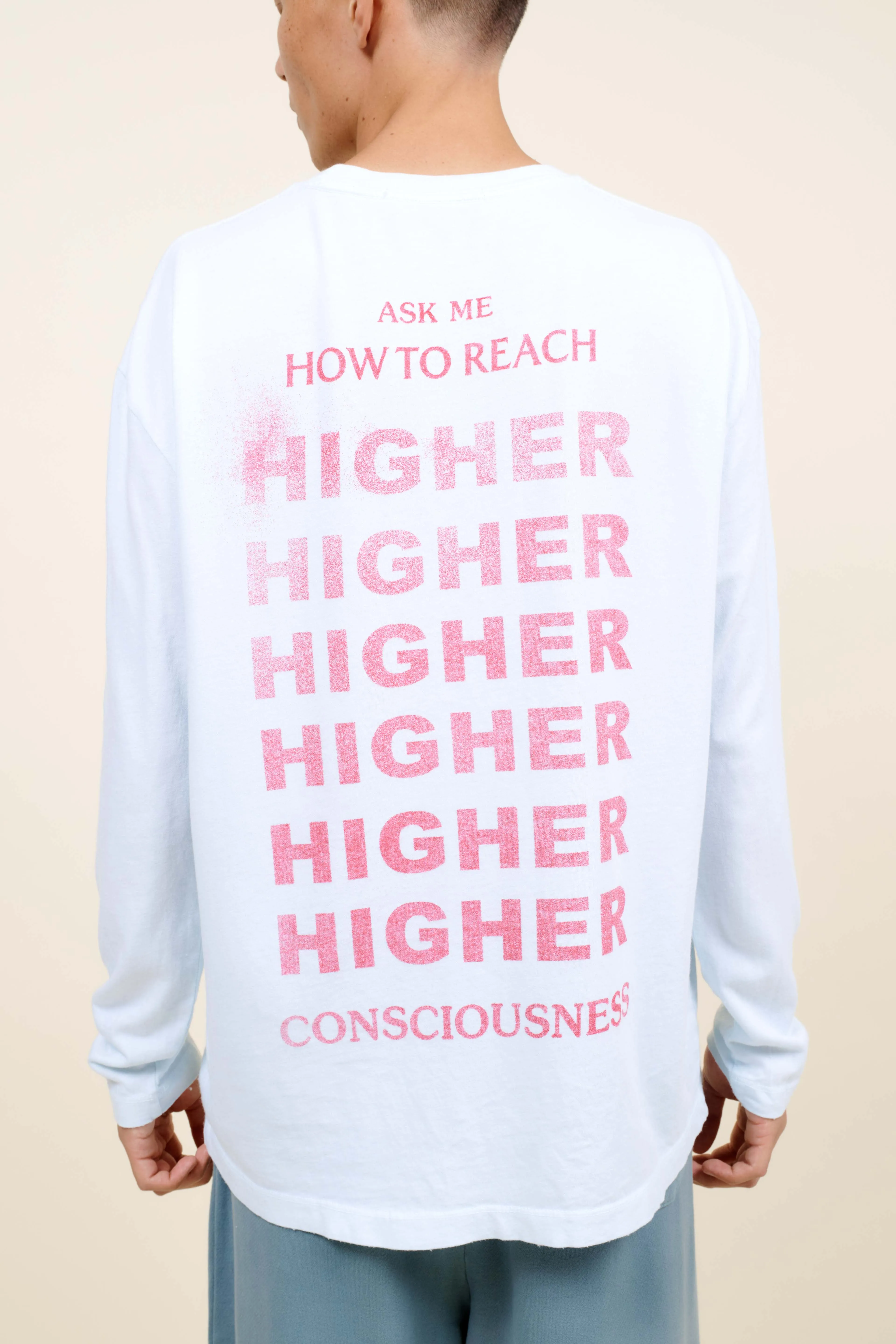 Long Sleeve Higher Tee sold by The Elder Statesman product image thumbnail 4