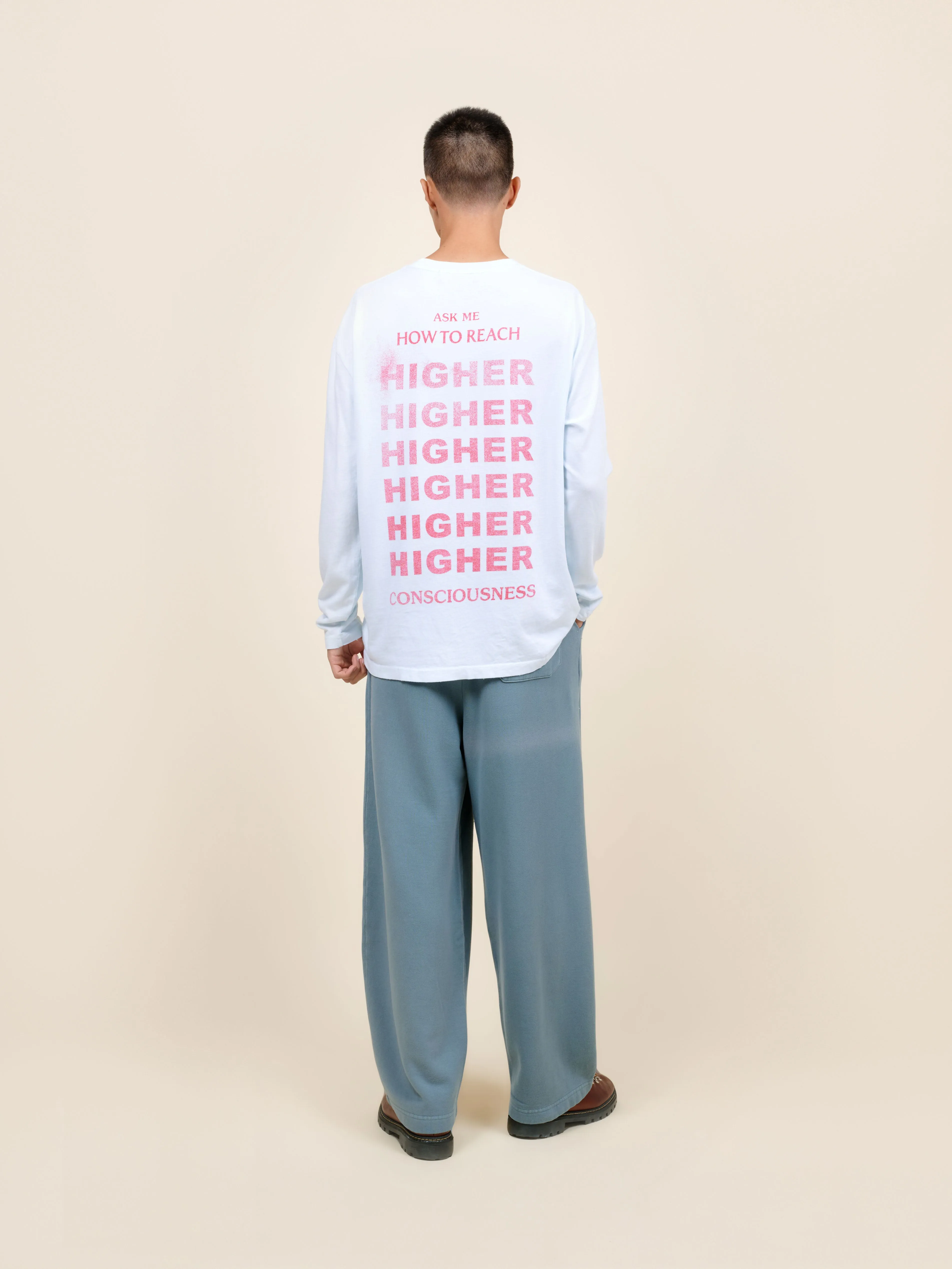 Long Sleeve Higher Tee sold by The Elder Statesman product image thumbnail 3