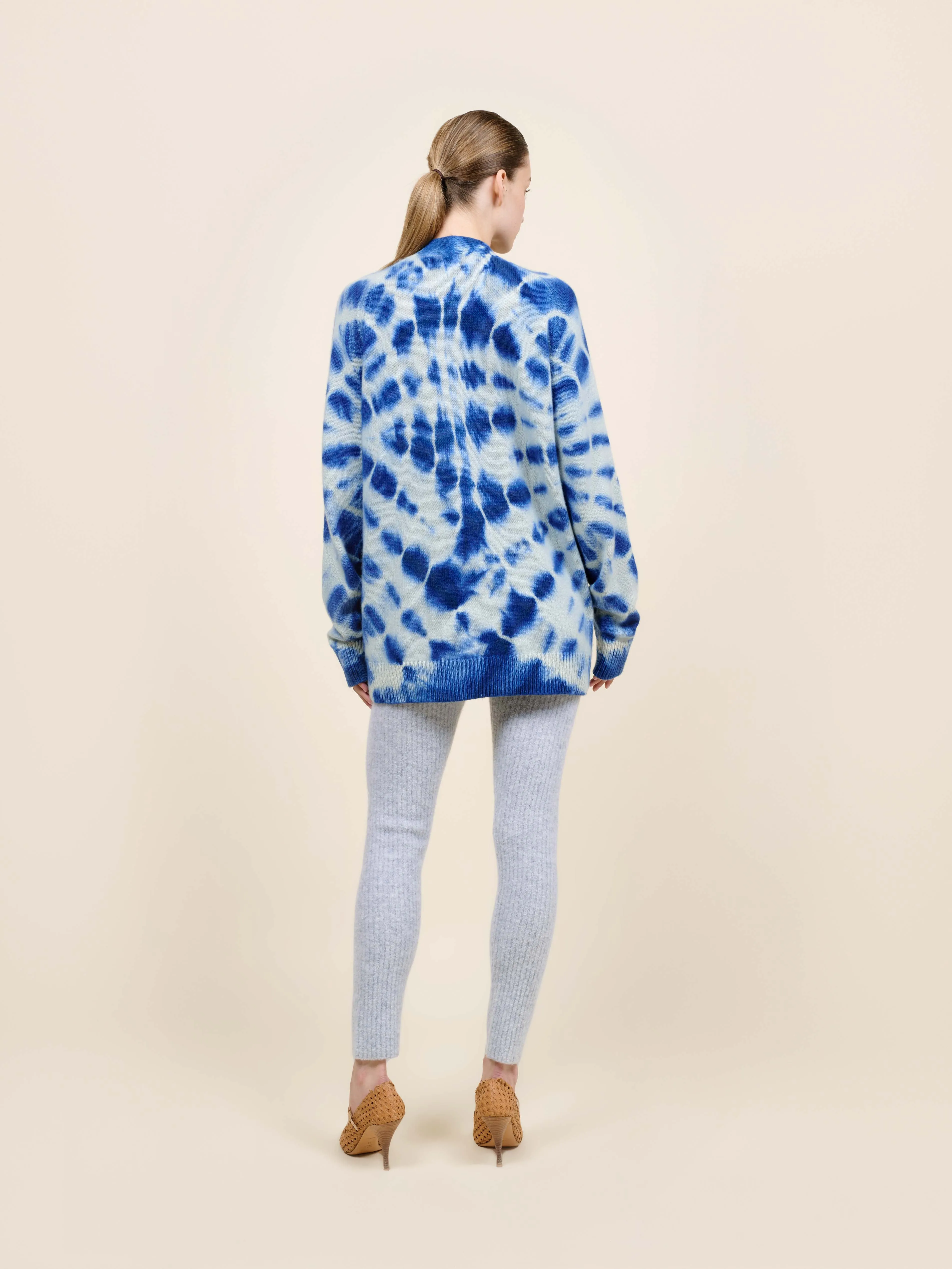 Web Flare Relaxed Cardigan sold by The Elder Statesman product image thumbnail 3