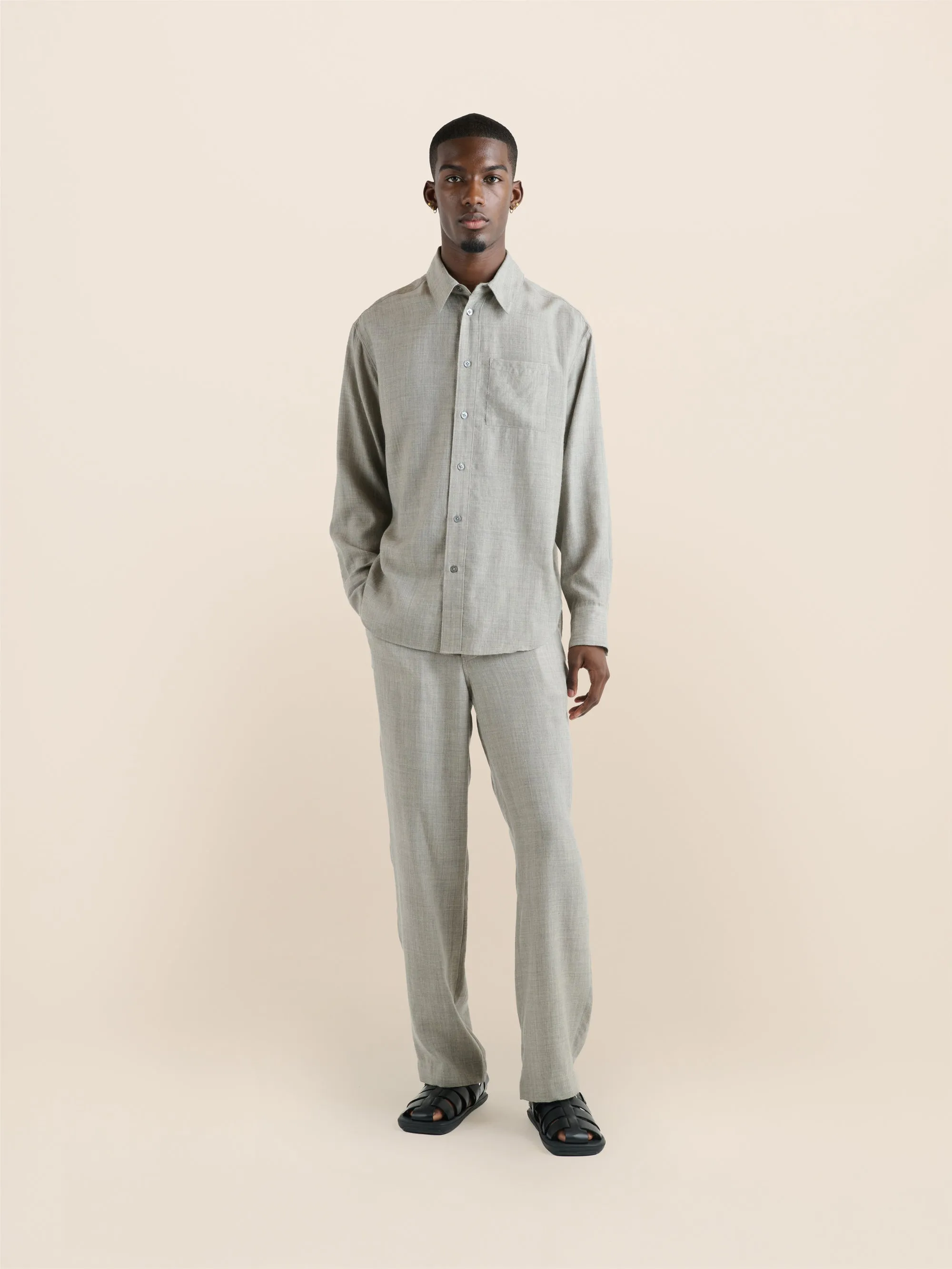 Cashmina Big Shirt sold by The Elder Statesman product image thumbnail 2
