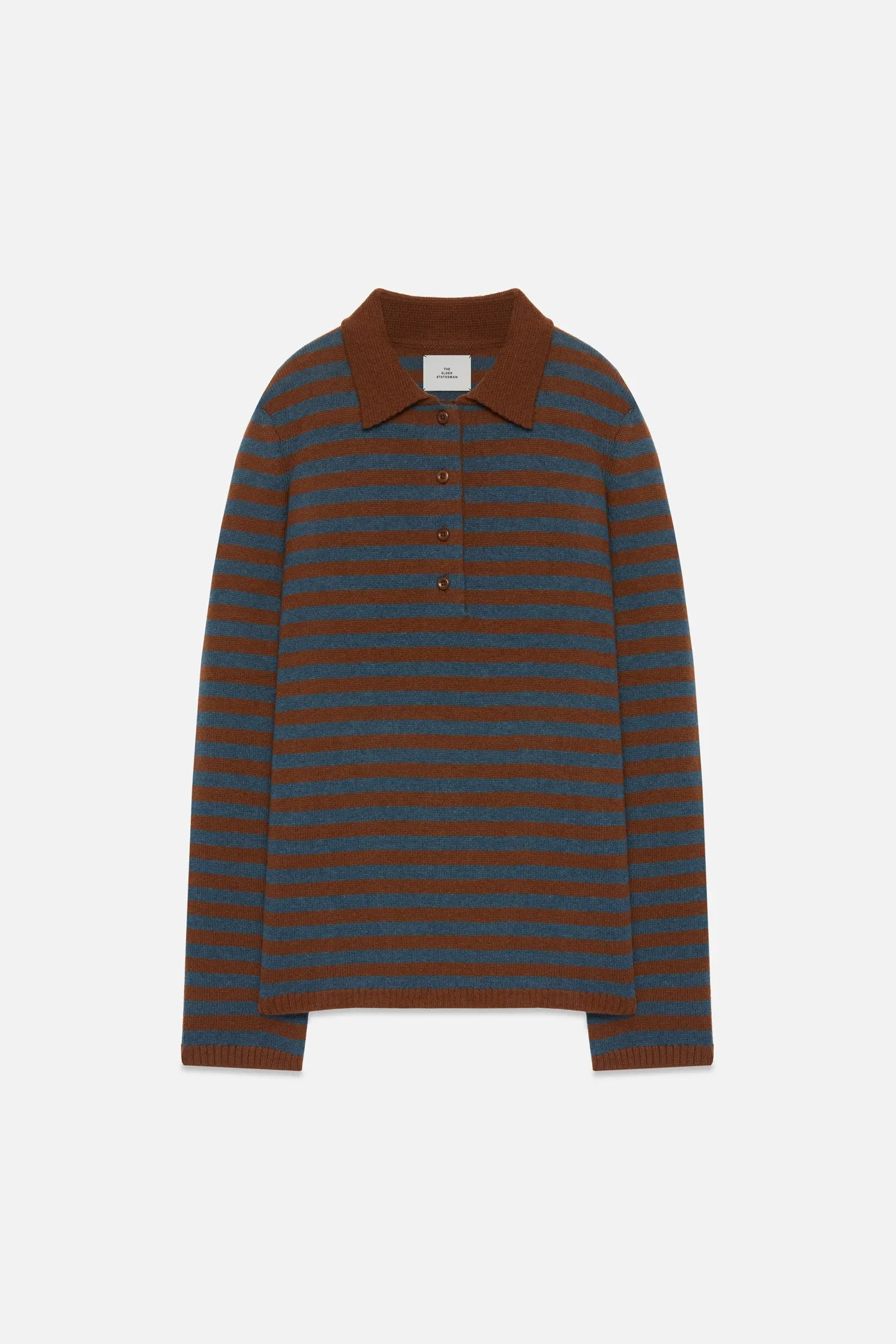 Aurora Stripe Polo sold by The Elder Statesman