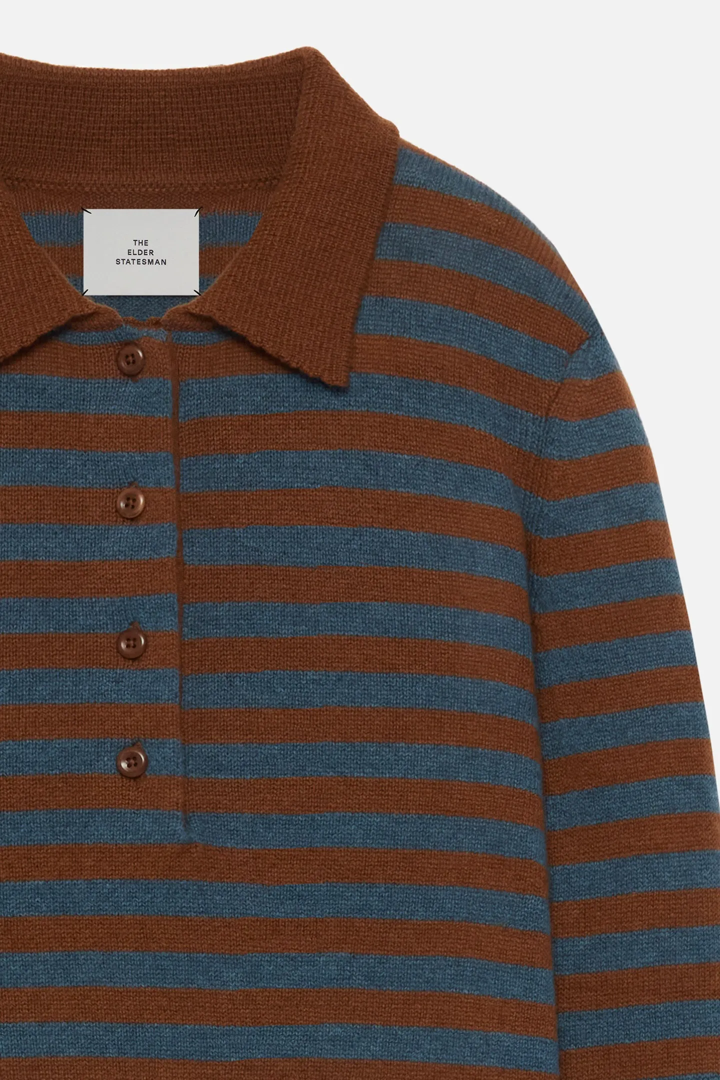 Aurora Stripe Polo sold by The Elder Statesman product image thumbnail 2