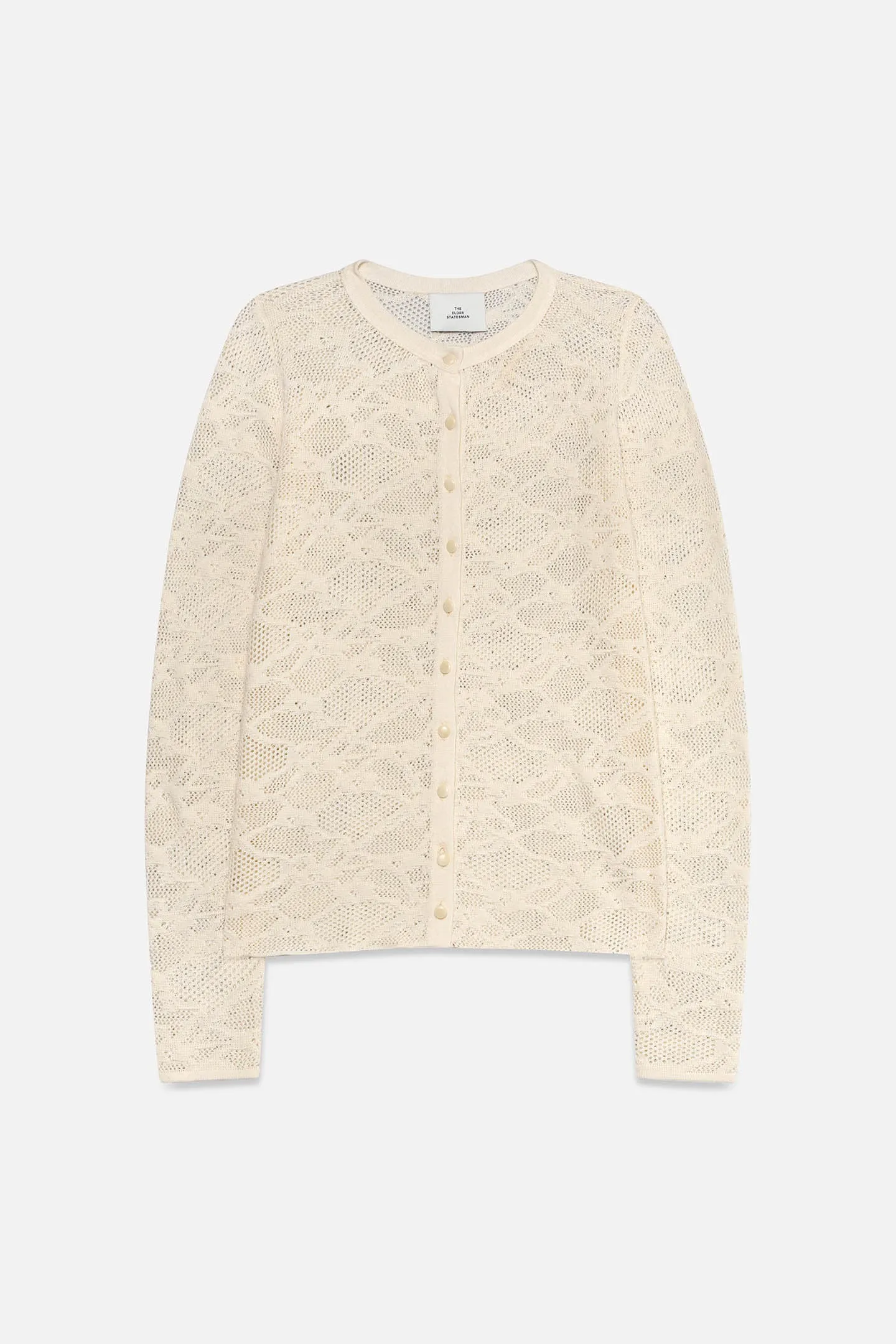 Pointelle Fitted Cardigan sold by The Elder Statesman