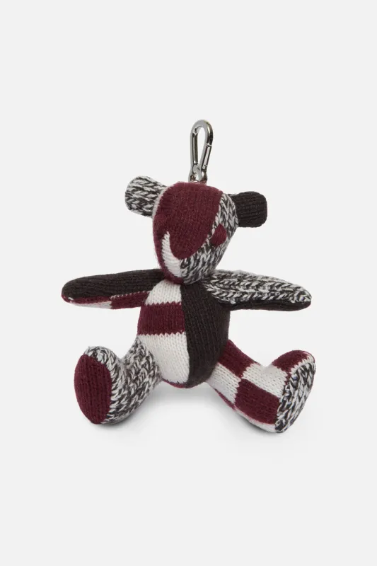 Elder Teddy Sitting Keychain Charm made by The Elder Statesman