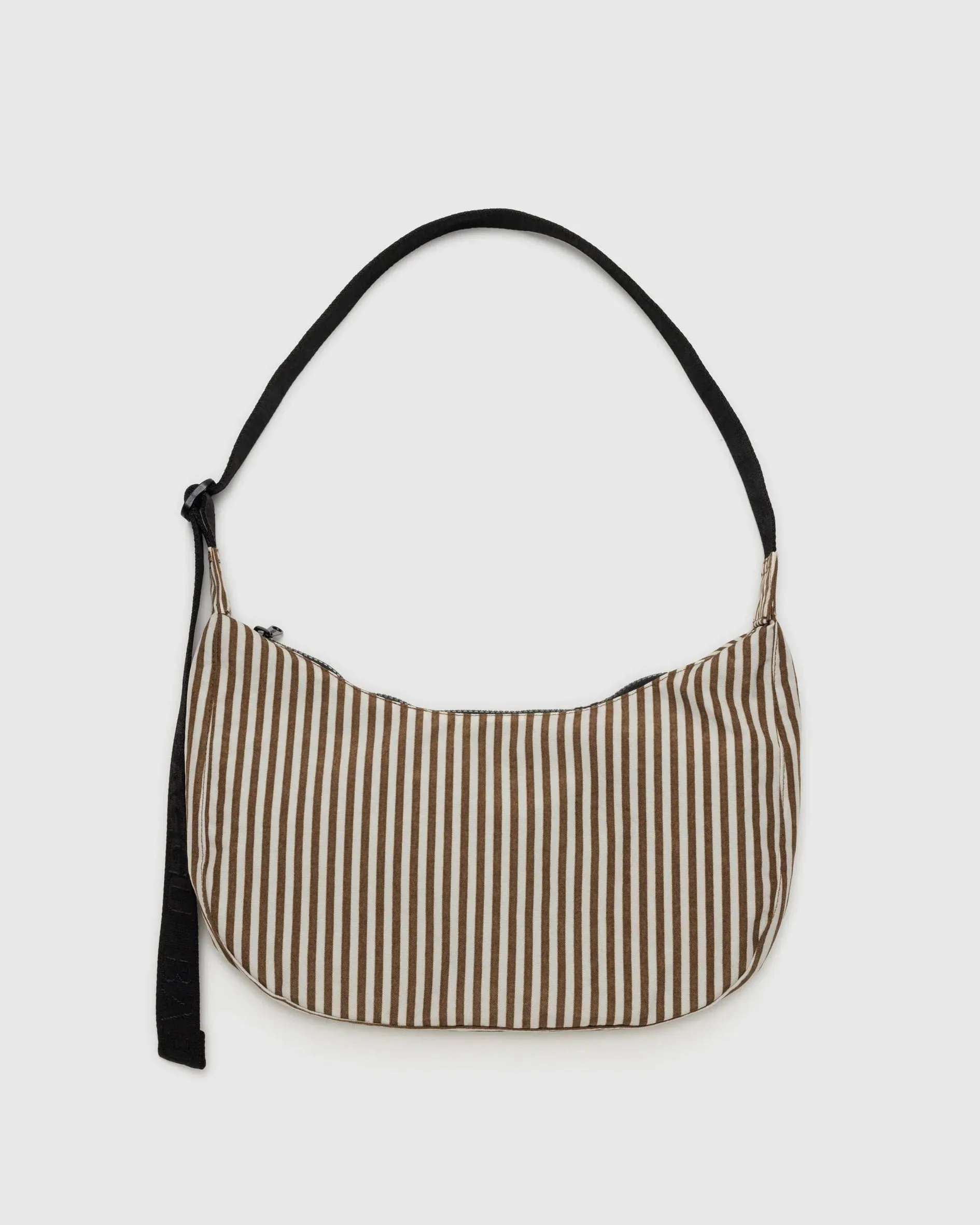 Baggu | Medium Nylon Crescent Bag - Brown Stripe sold by Fort product image thumbnail 3