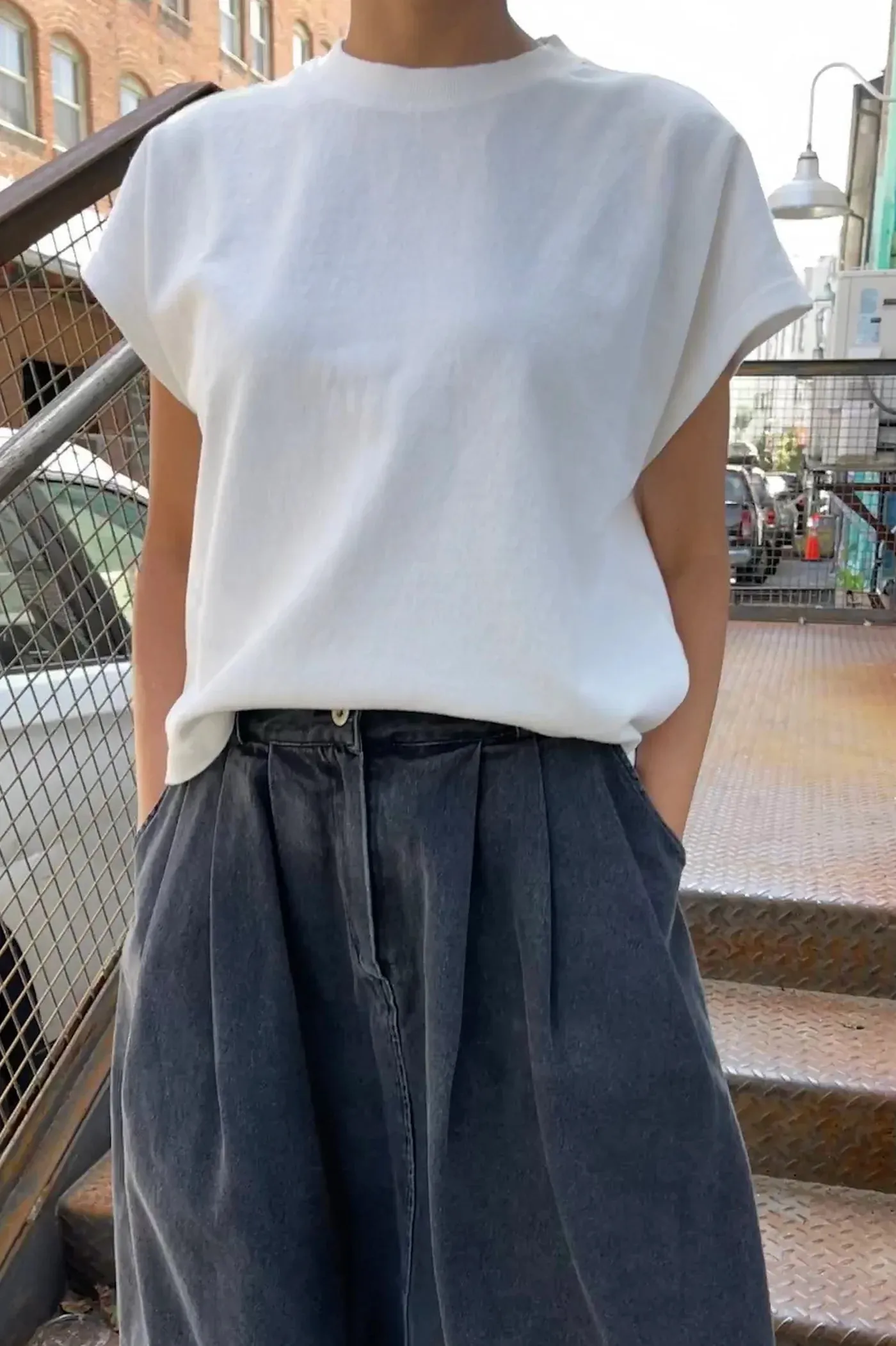 Le Bon Shoppe | Jeanne Tee - White sold by Fort