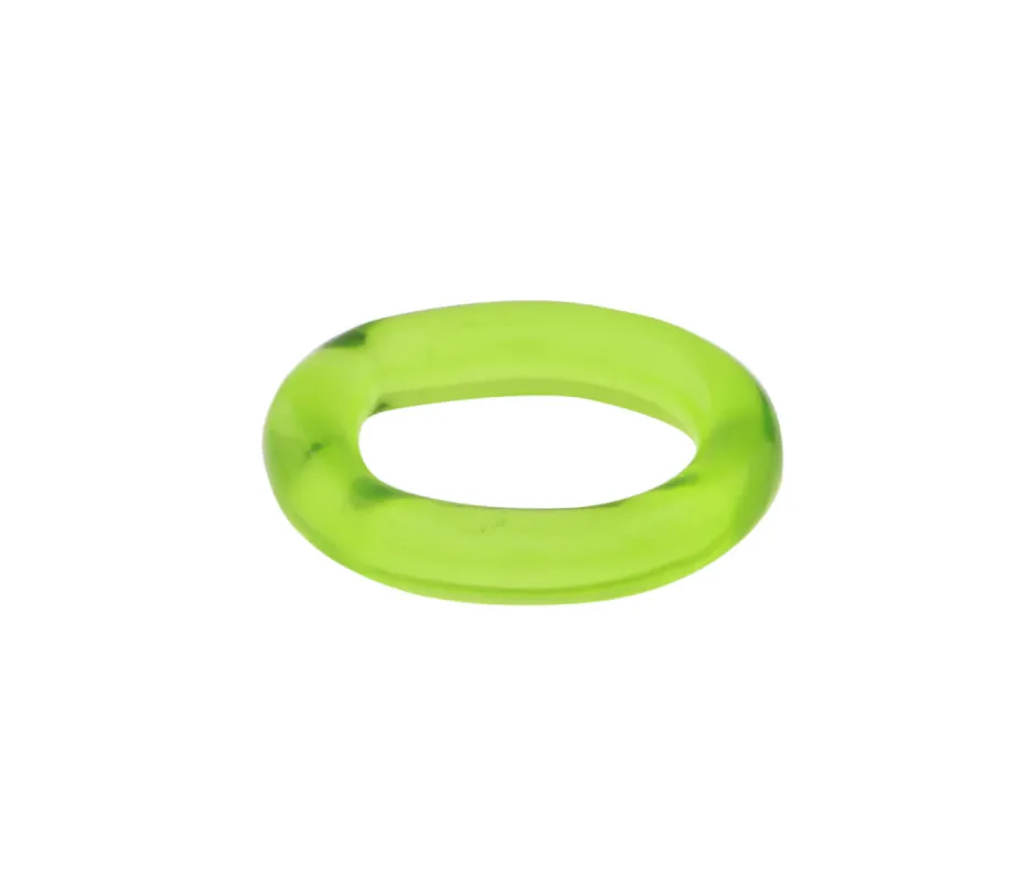 Sandralexandra | Linea Glass Ring - Lime Green sold by Fort