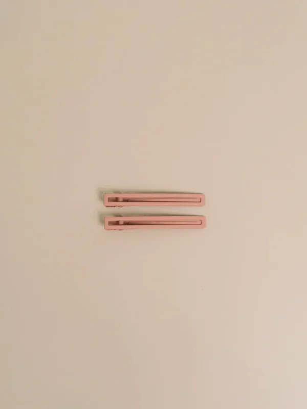 Leia Hair Clips Set - Burnt Orange sold by Fort