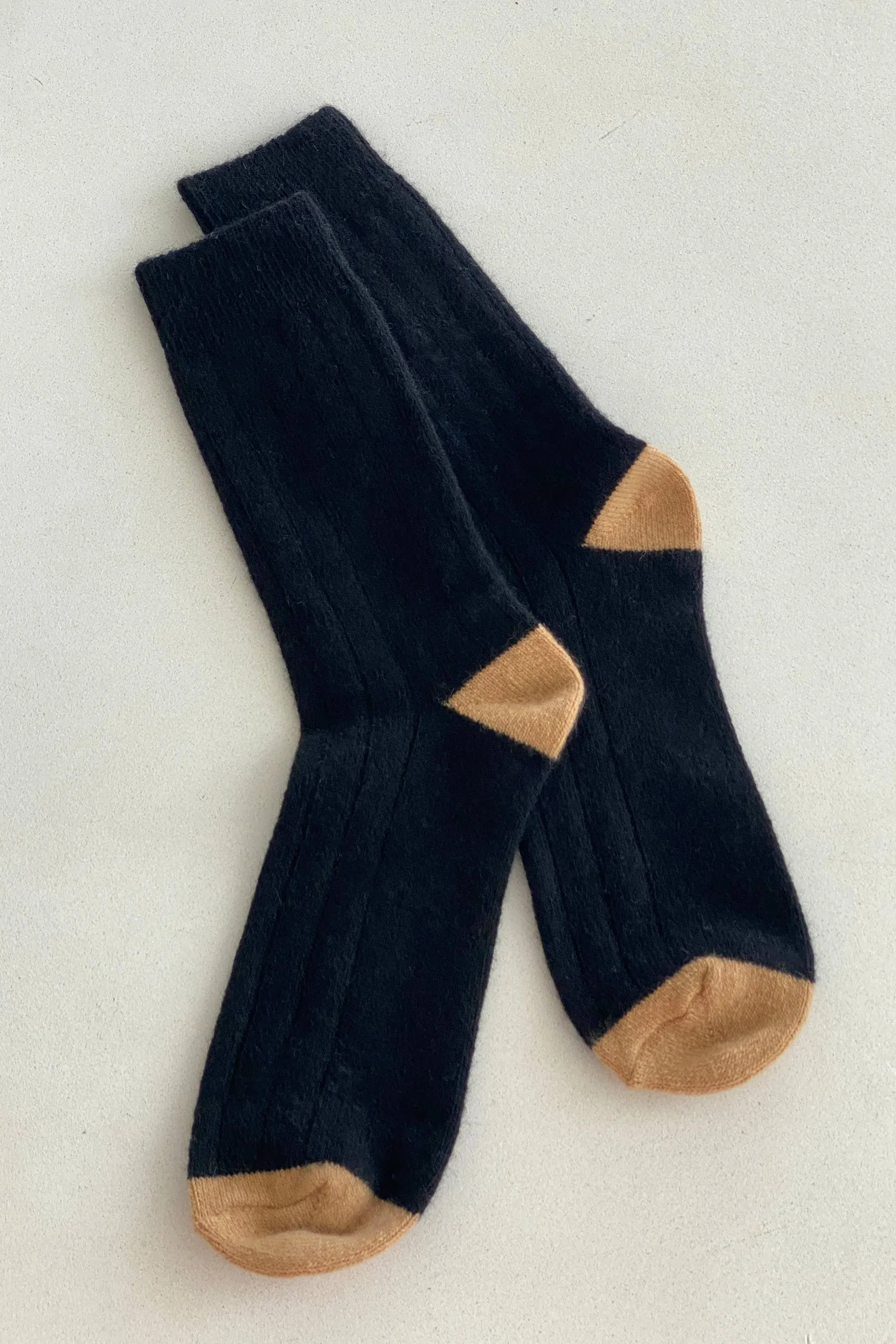 Le Bon Shoppe | Extended Cashmere Classic Socks - Black sold by Fort product image thumbnail 3
