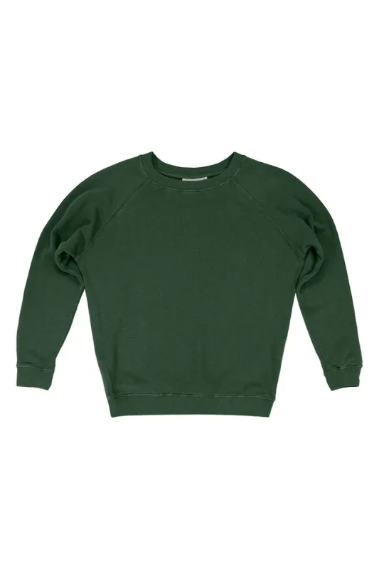 Jungmaven | Bonfire Raglan Sweatshirt - Hunter Green sold by Fort