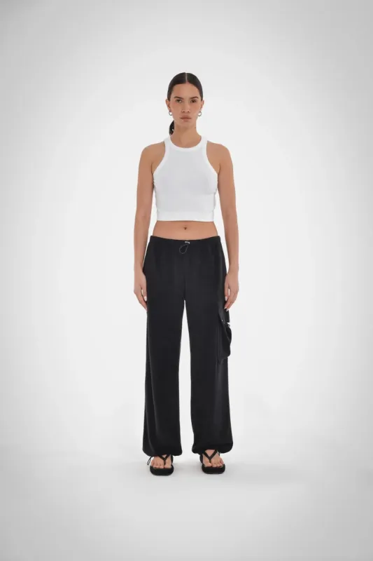 Paper Lable | Trixie Cargo Pant - Black sold by Fort