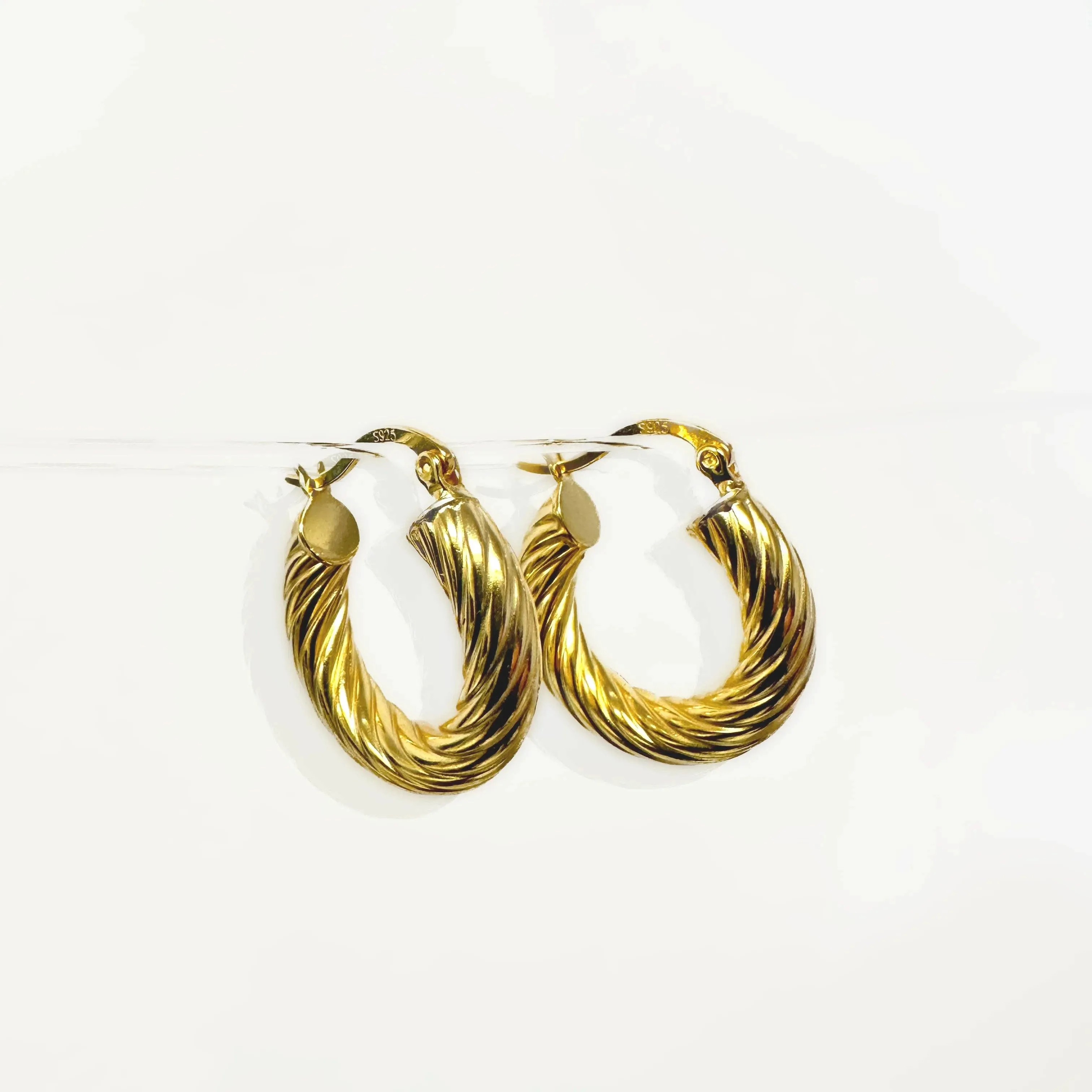 Love Local Jewelry | Nira Hoops 2cm - Gold sold by Fort product image thumbnail 2