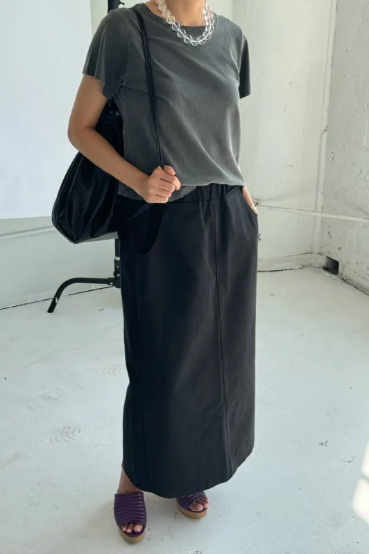 Le Bon Shoppe | Long City Skirt - Black sold by Fort