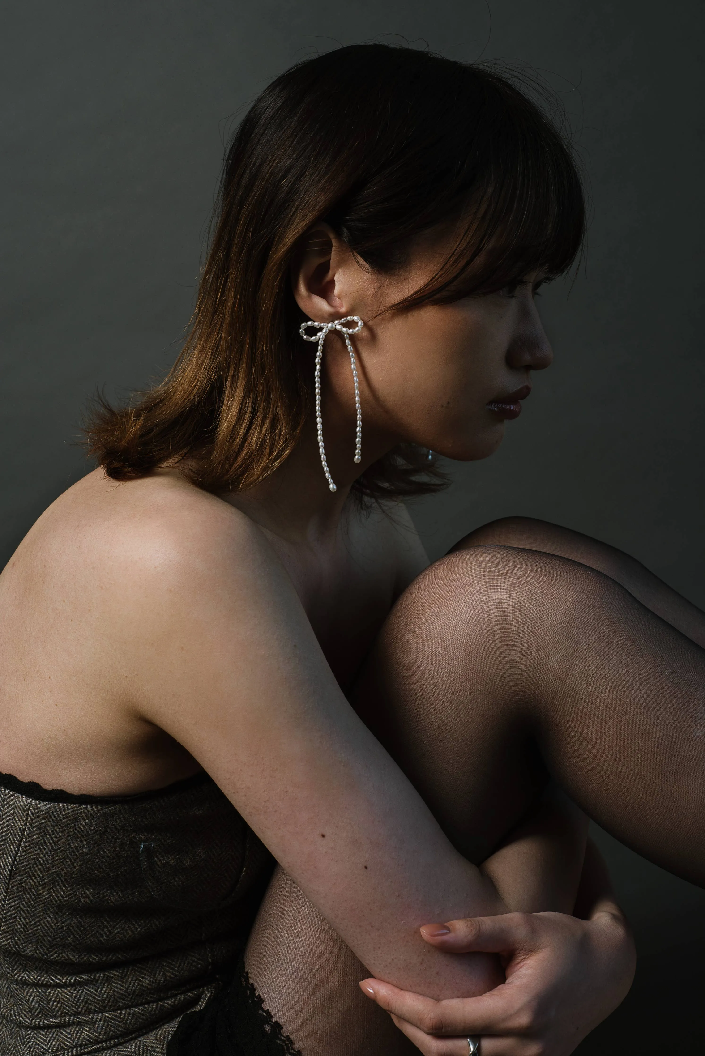 Kara Yoo | Margot Earrings - Rice Pearl sold by Fort product image thumbnail 2