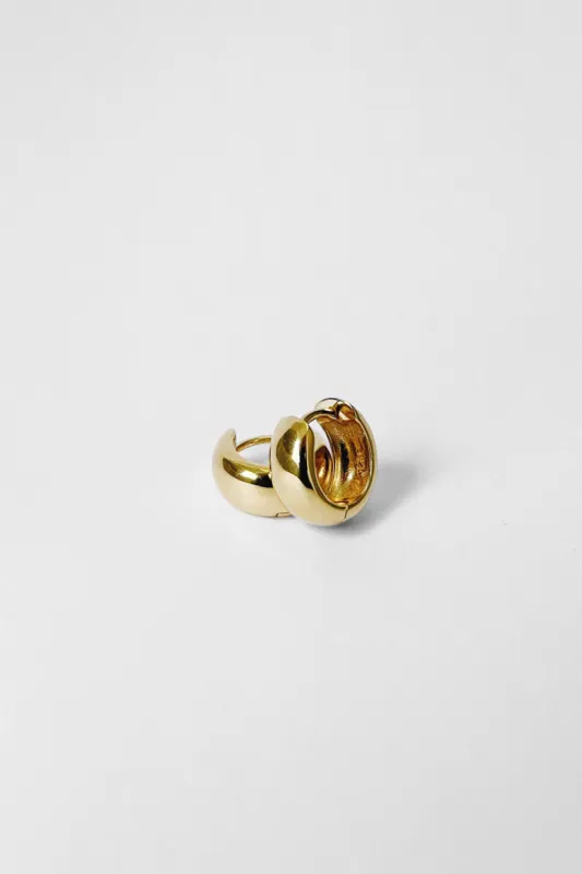 Kara Yoo | Jane Hoops - Gold Vermeil sold by Fort