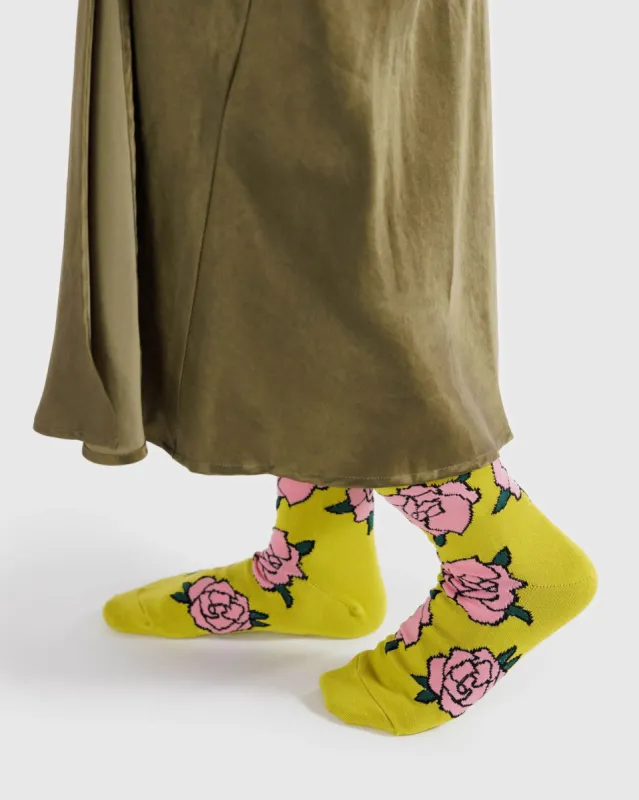 Baggu | Crew Socks - Rose sold by Fort