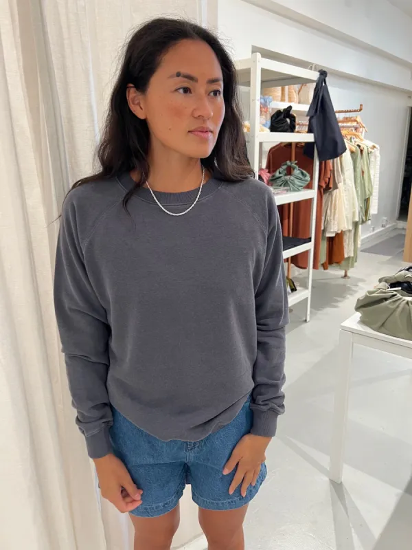 Jungmaven | Bonfire Raglan Sweatshirt - Diesel Grey sold by Fort