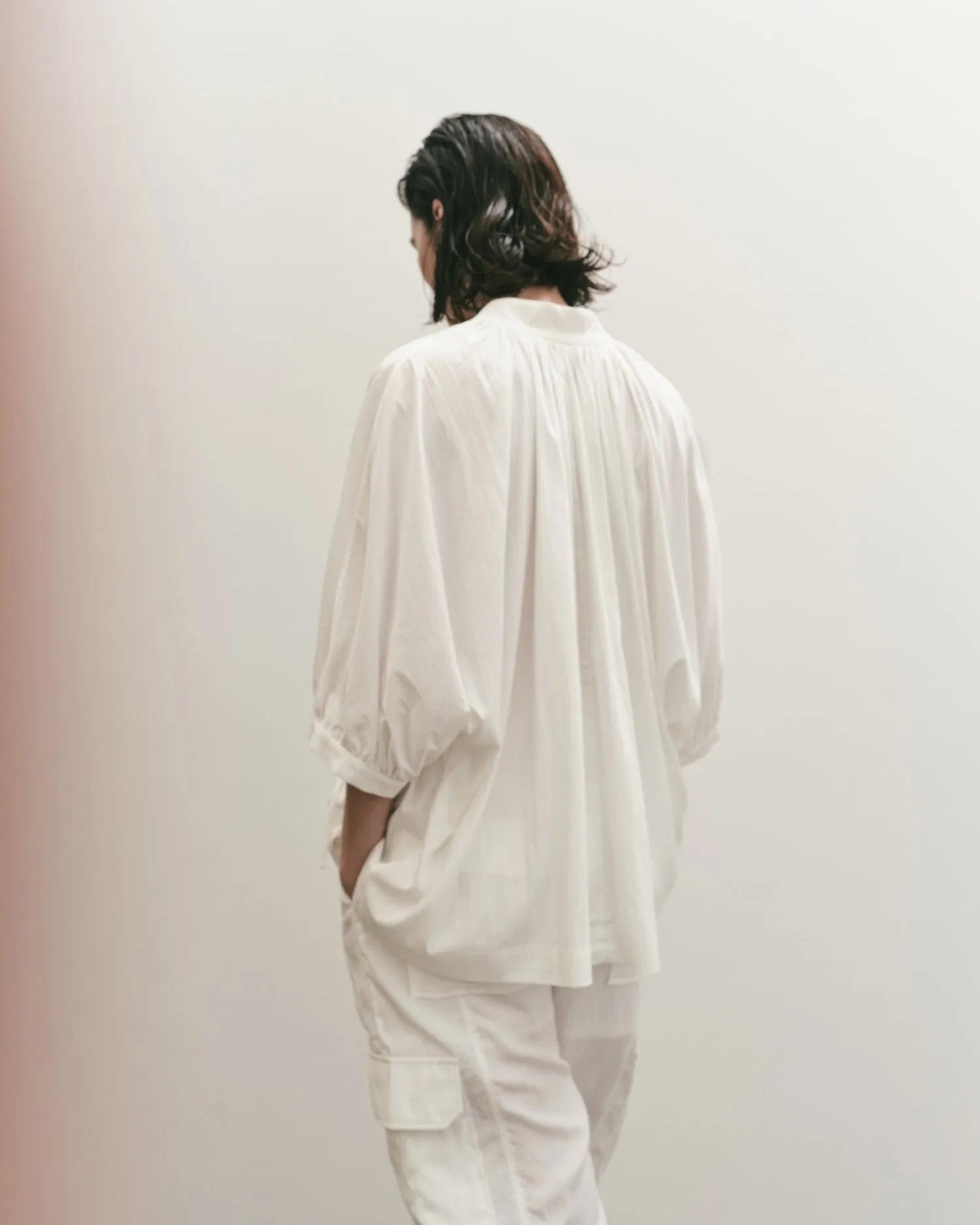 Mijeong Park | Shirred Blouse - White sold by Fort product image thumbnail 2