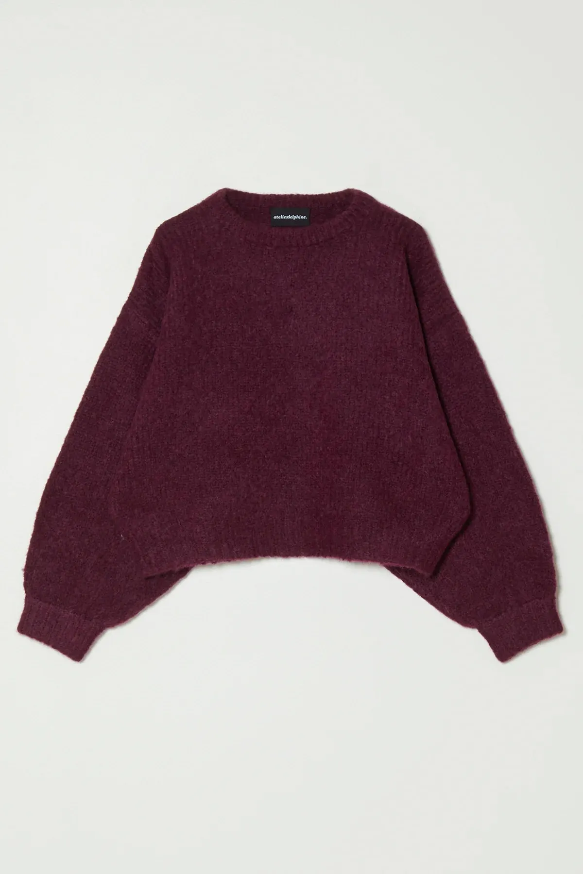 Atelier Delphine | Balloon Sleeve Sweater - Deep Orchid sold by Fort product image thumbnail 2