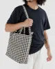 Baggu | Horizontal Duck Bag - Black & White Gingham sold by Fort