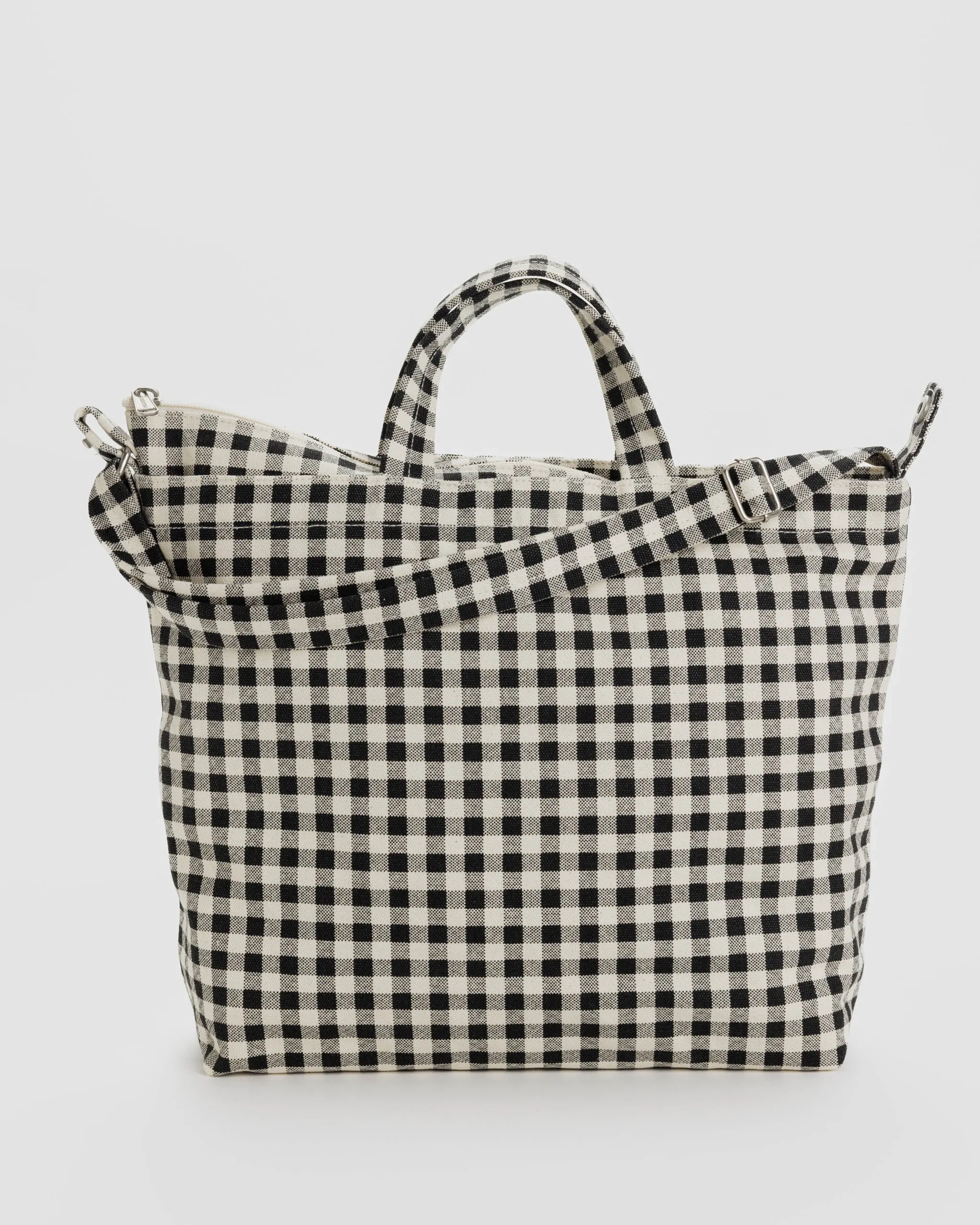 Baggu | Horizontal Duck Bag - Black & White Gingham sold by Fort