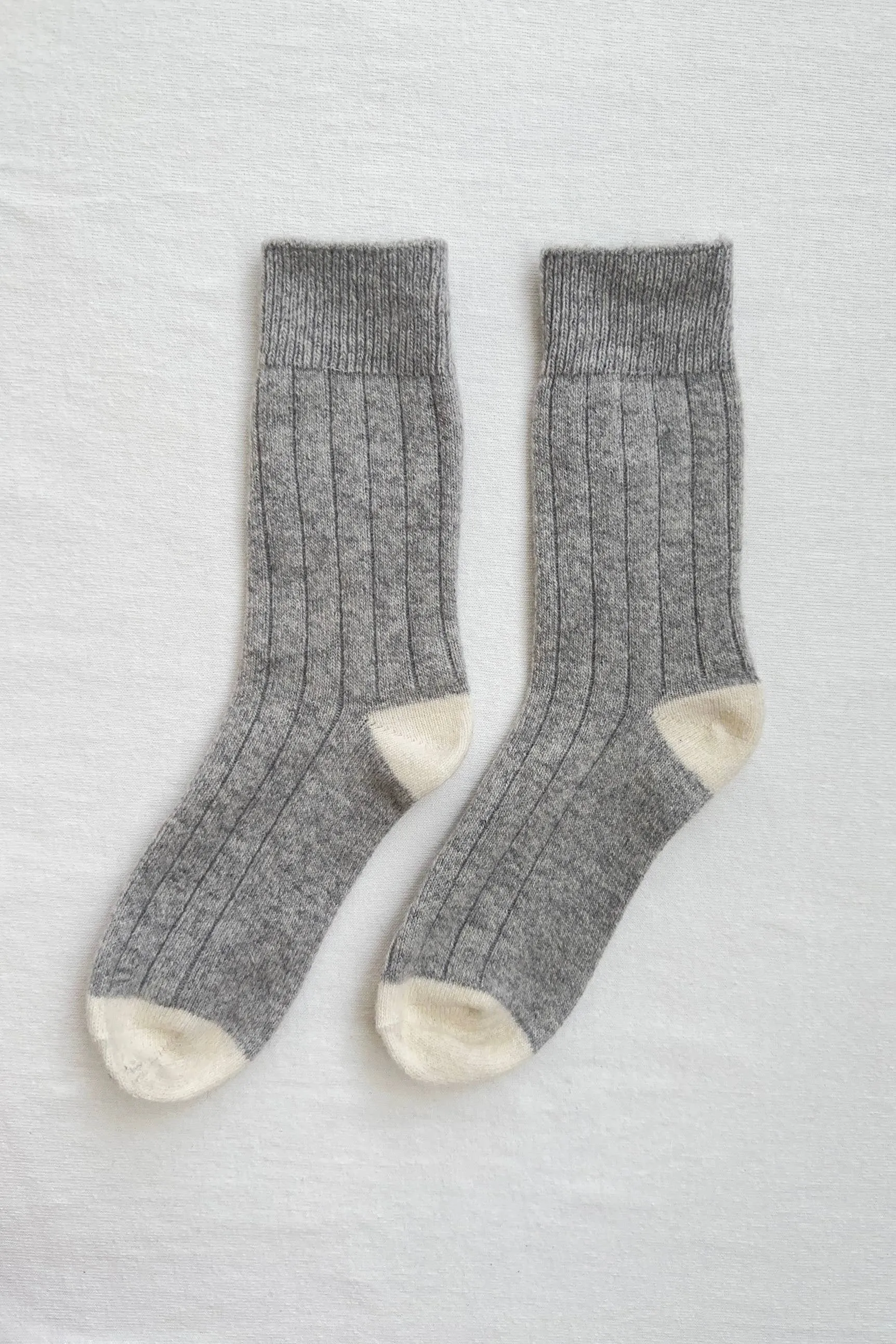Le Bon Shoppe | Classic Cashmere Socks - Grey Melange sold by Fort product image thumbnail 2