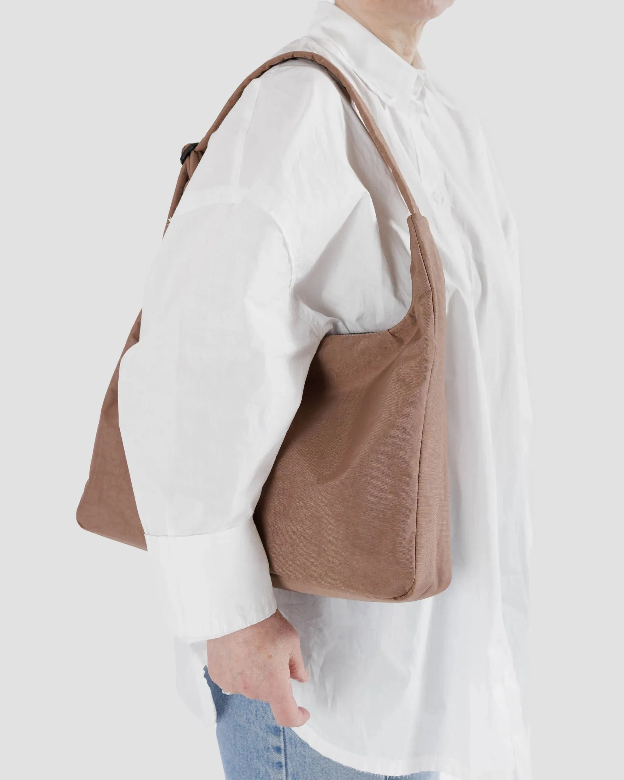 Baggu |Nylon Shoulder Bag - Cocoa sold by Fort