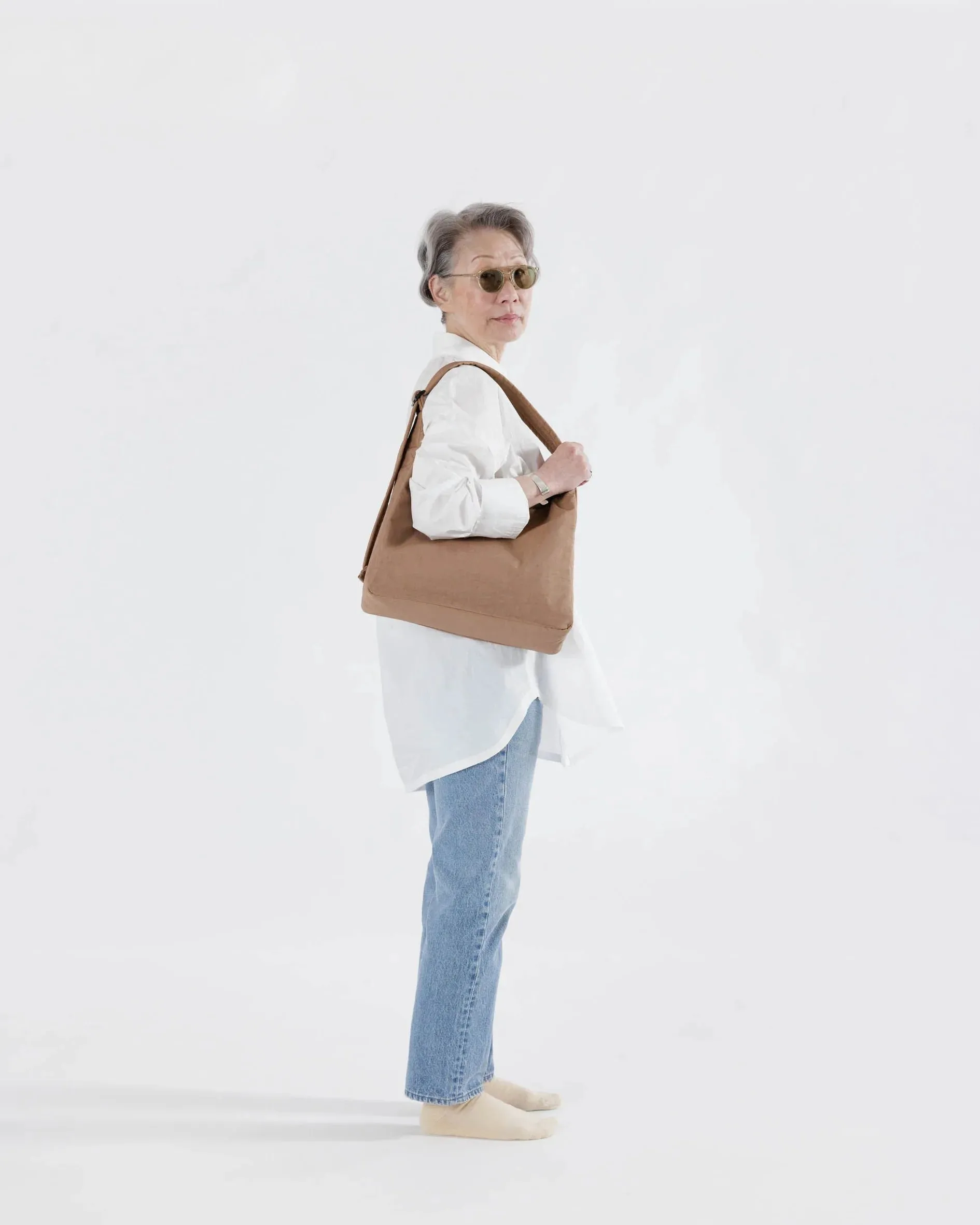 Baggu |Nylon Shoulder Bag - Cocoa sold by Fort product image thumbnail 2