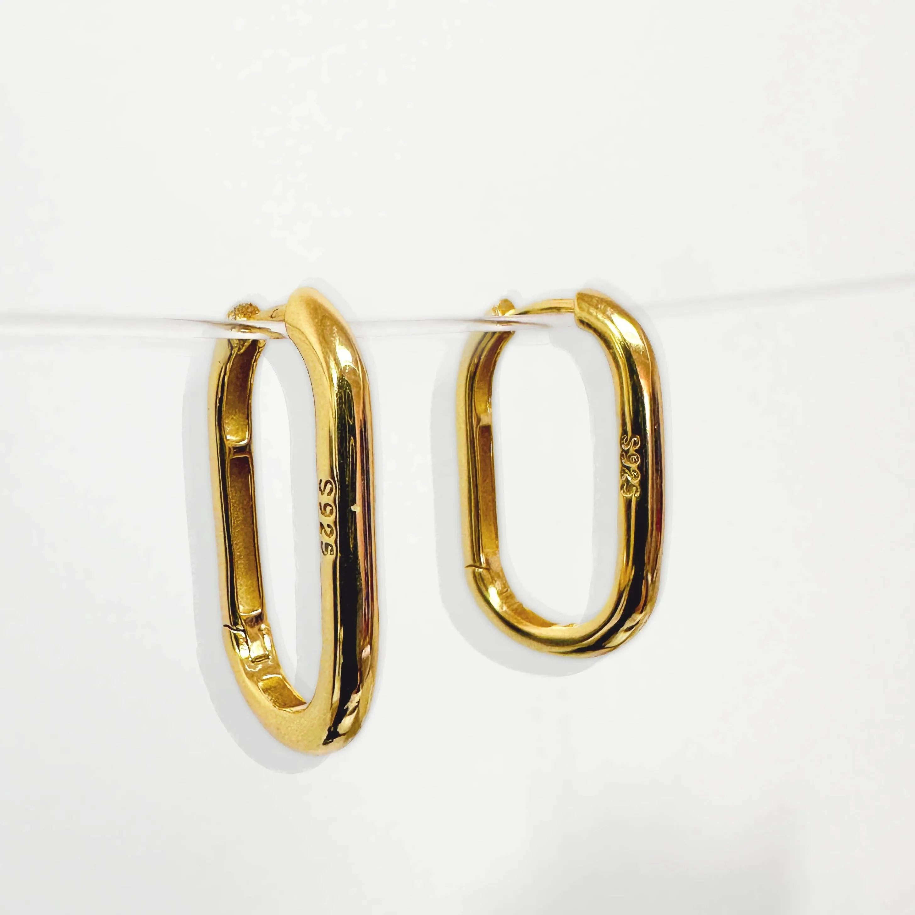 Love Local Jewelry | Brooklyn Heights Hoops 25mm - Gold or Silver sold by Fort product image thumbnail 2