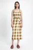 Rita Row | Sky Skirt - Brown Checkered sold by Fort