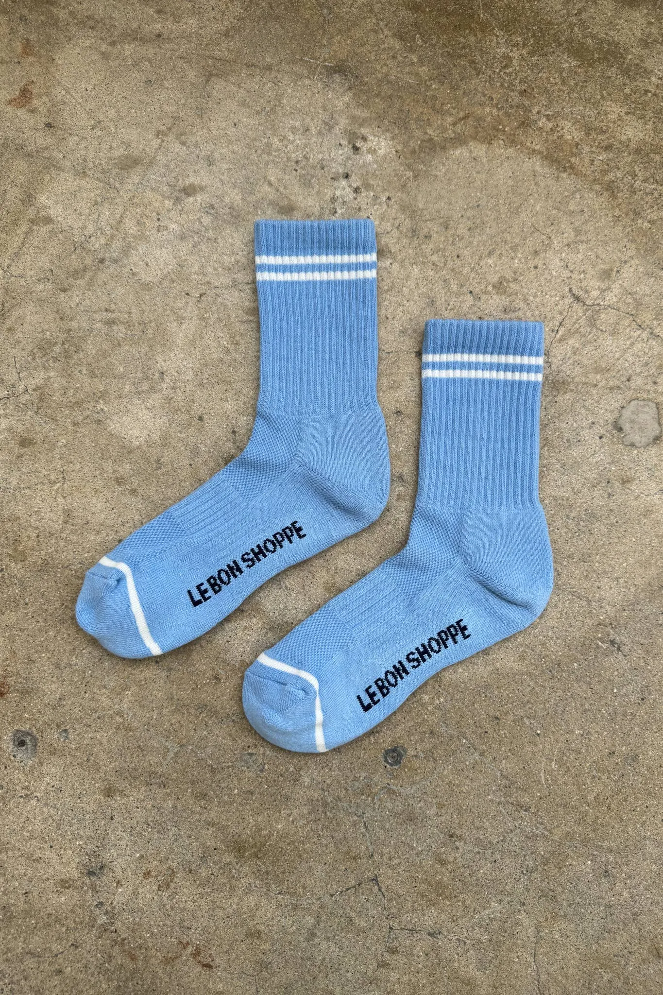 Le Bon Shoppe | Boyfriend Socks - French Blue sold by Fort