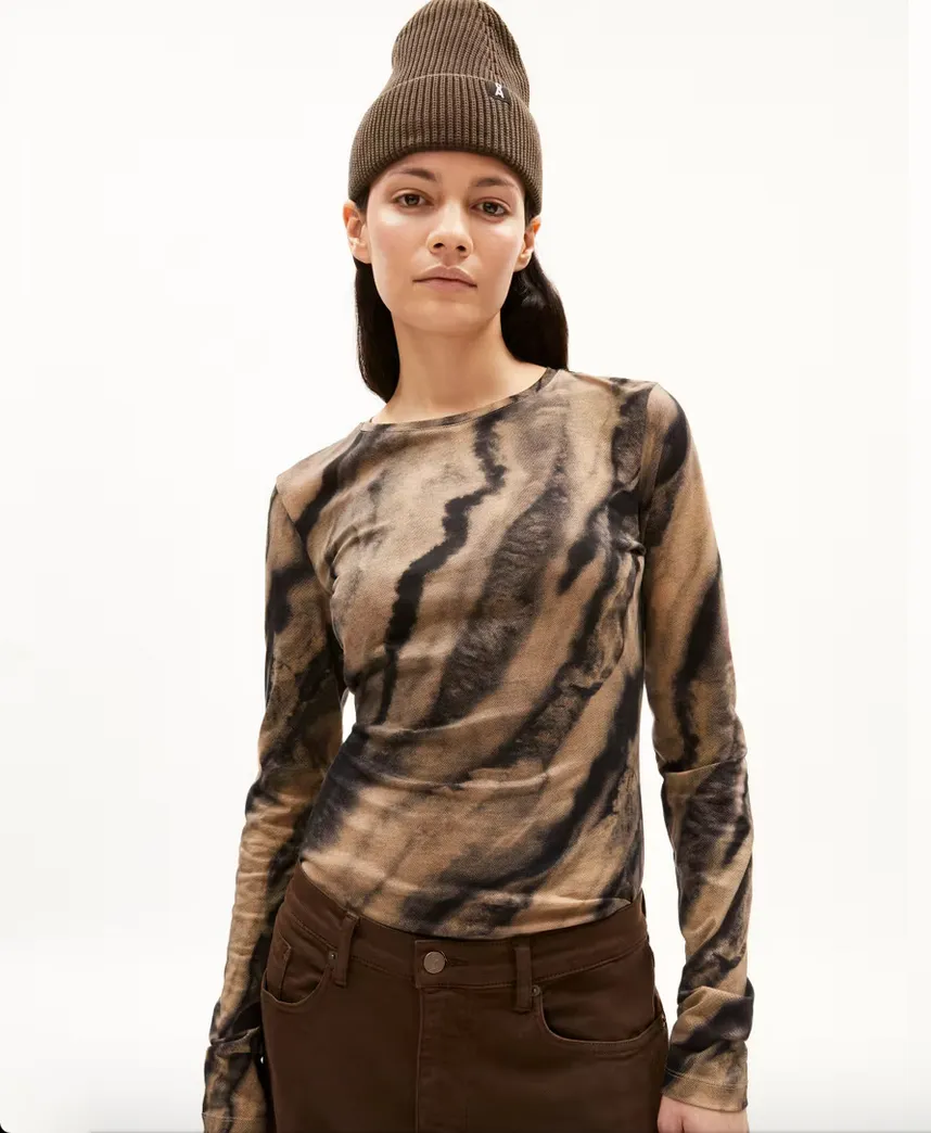 Armed Angels | Racarlaa Earth Shirt - Cinamon Dust sold by Fort