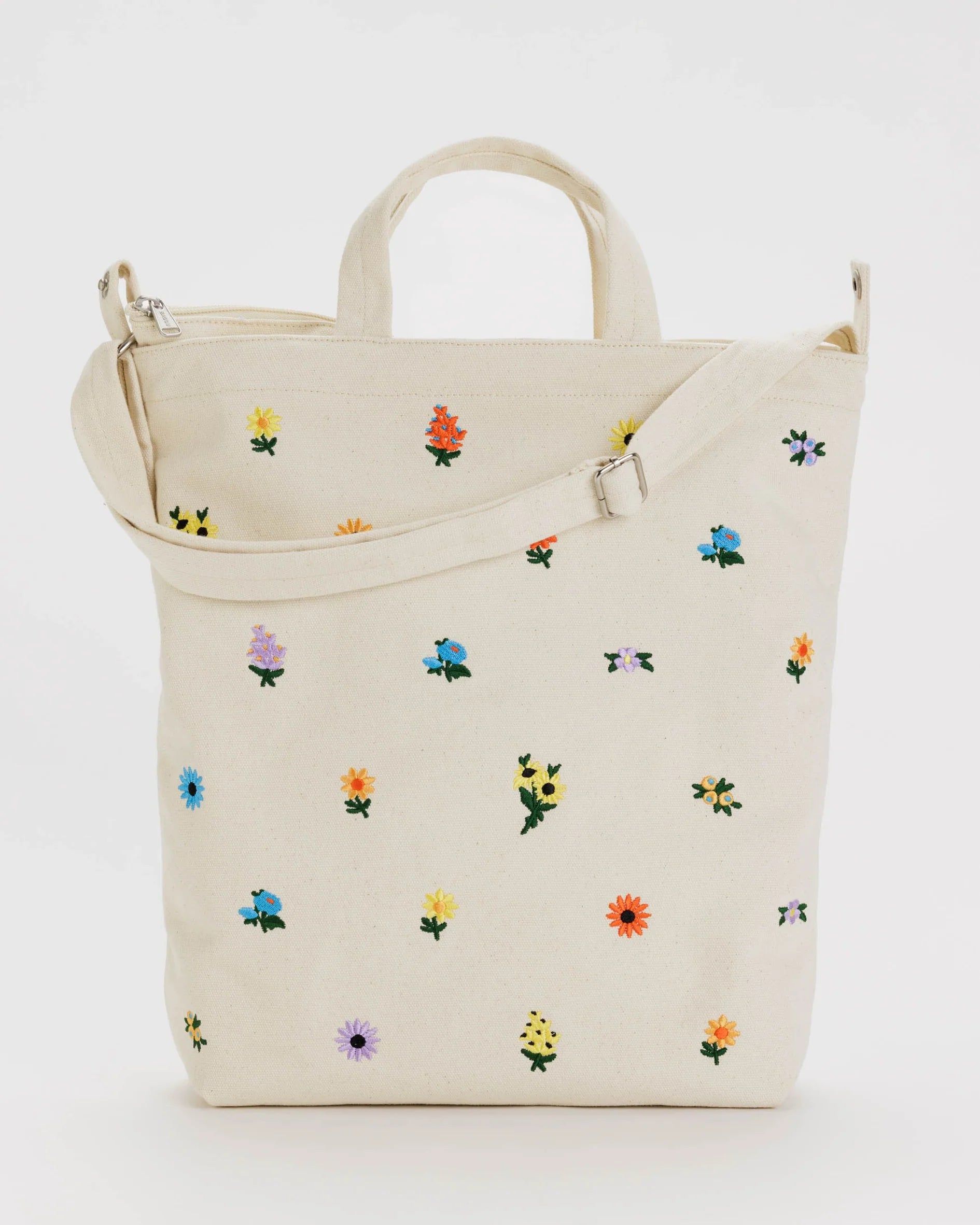 Baggu | Duck Bag Zip - Embroidered Ditsy Floral sold by Fort