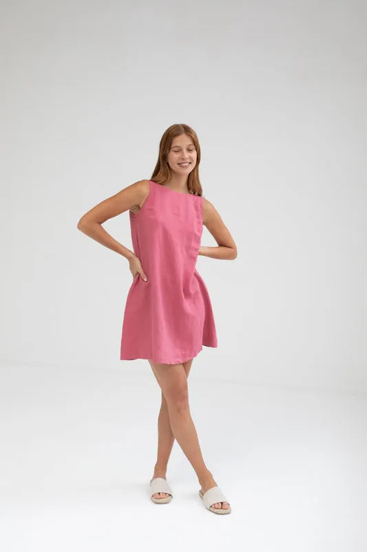 Mus & Bombon | Gibli Dress - Framboise sold by Fort
