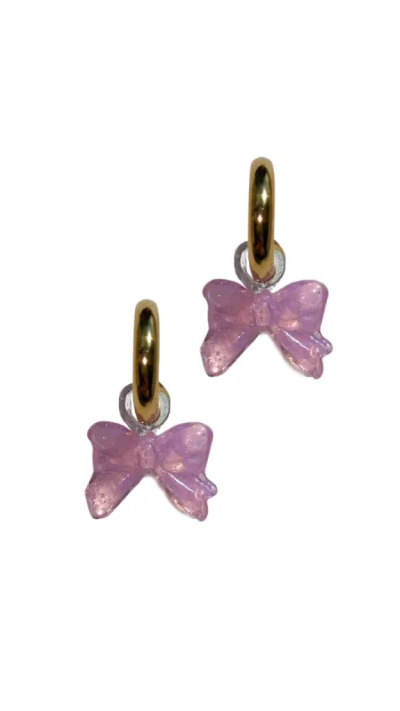 Notte | Little Bow Peep Earrings - Pink sold by Fort