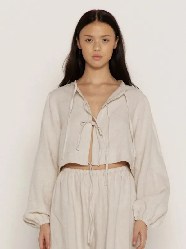 Boheme Goods | The Tie Top - Oat sold by Fort