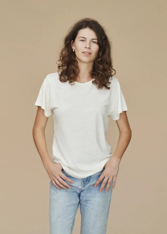 Jungmaven | Lorel T - Washed White sold by Fort