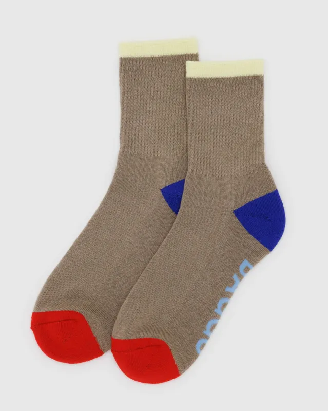 Baggu | Ribbed Sock - Dove Mix sold by Fort