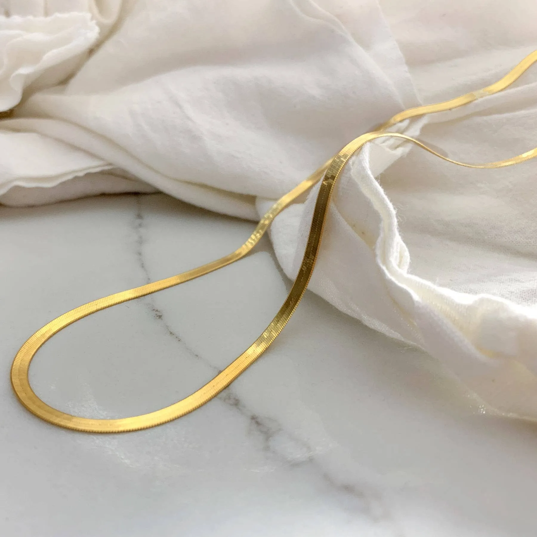 Love Local Jewelry | Snake Chain - Gold sold by Fort