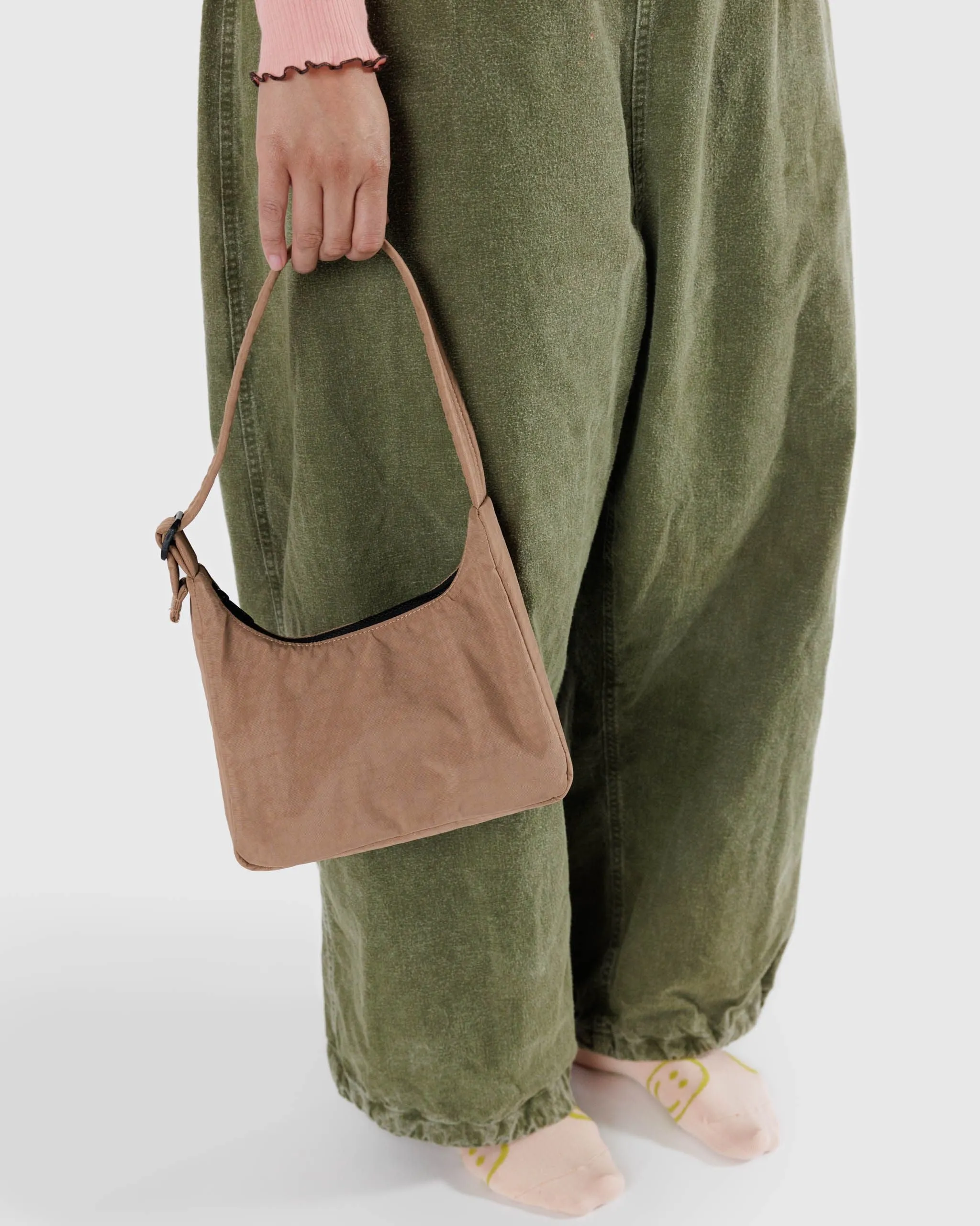 Baggu | Mini Nylon Shoulder Bag - Cocoa sold by Fort product image thumbnail 2